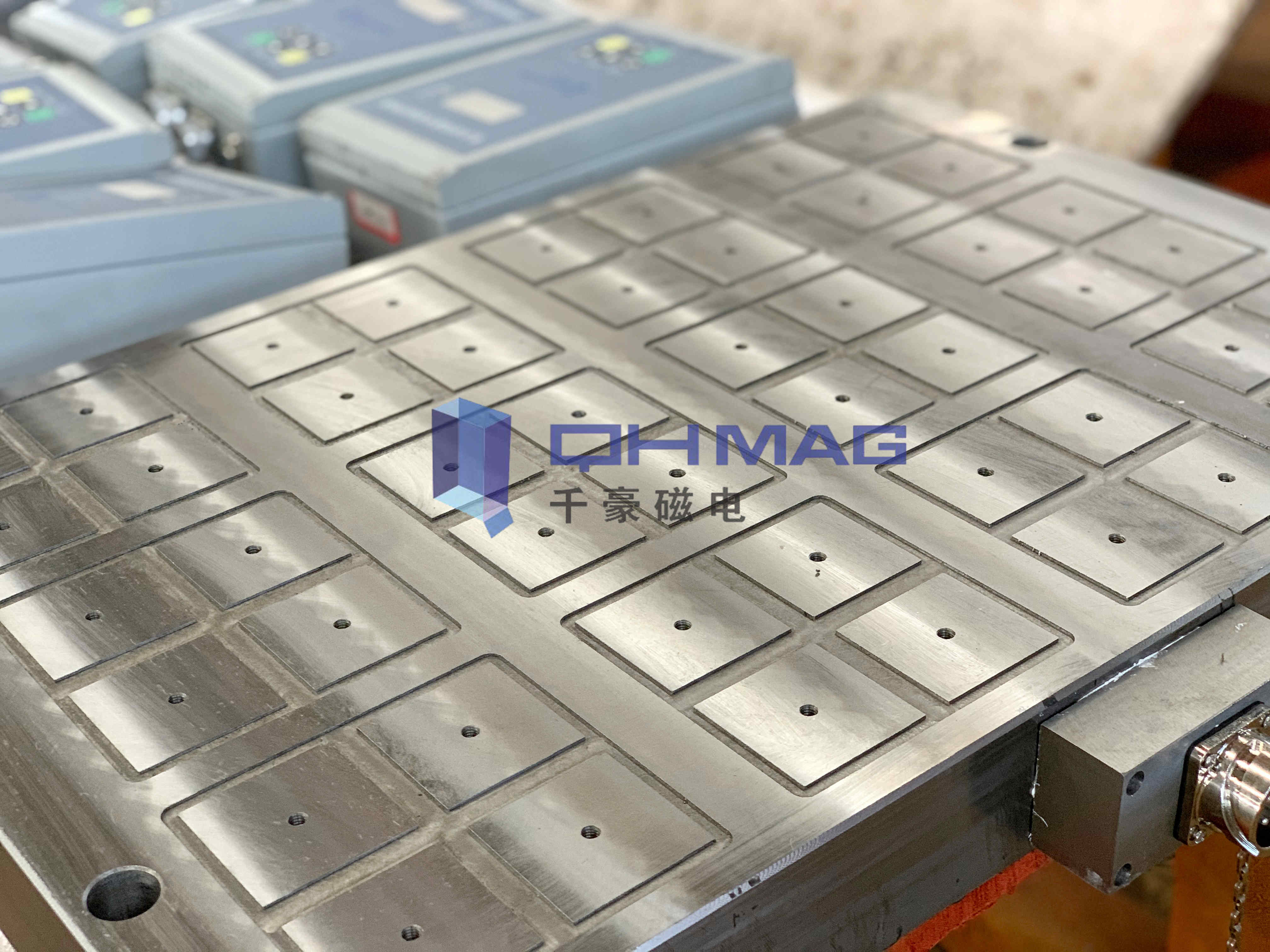 CNC加工中心電永磁吸盤(pán)，千豪磁電