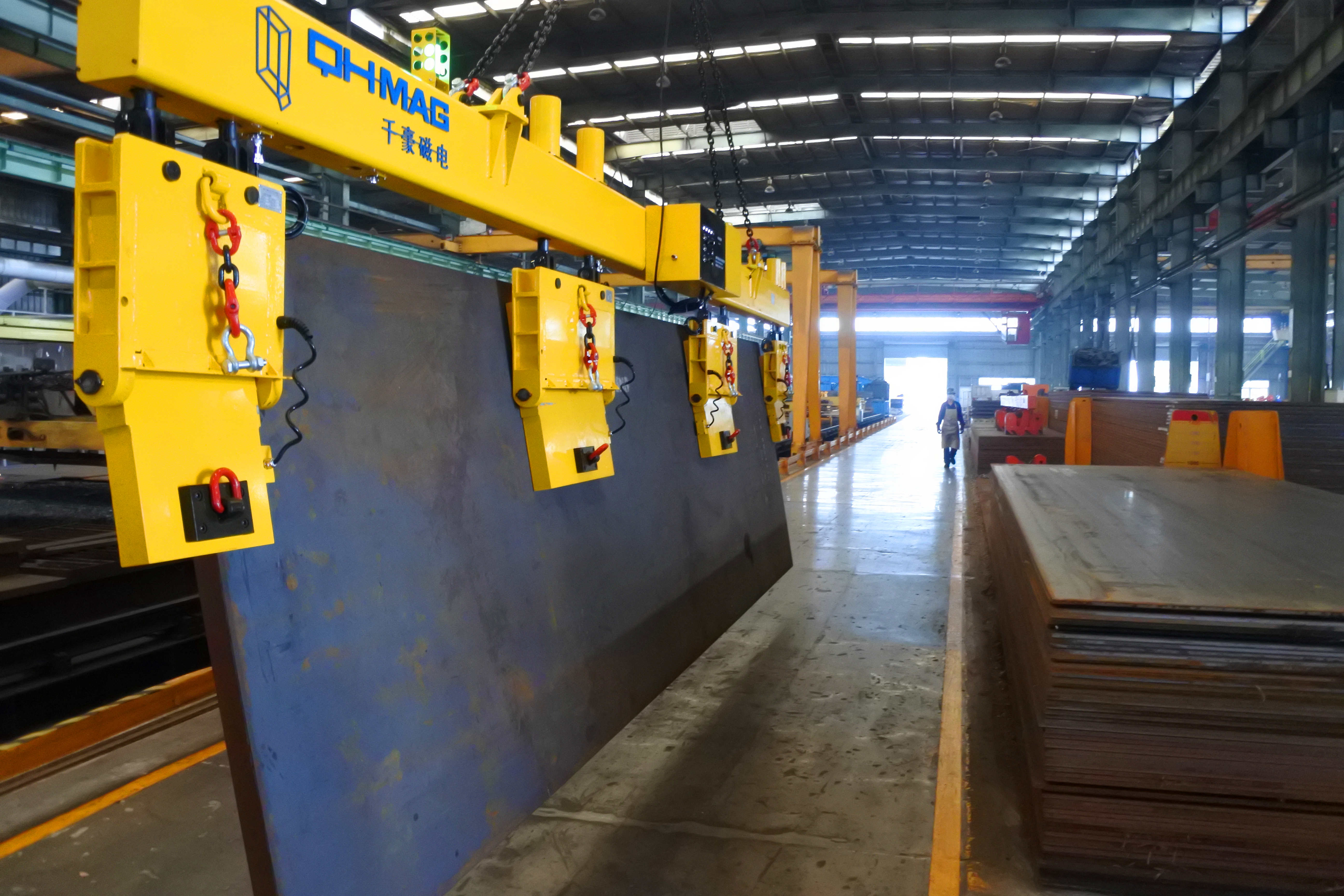 側(cè)吊鋼板，鋼板起吊，磁力吊具