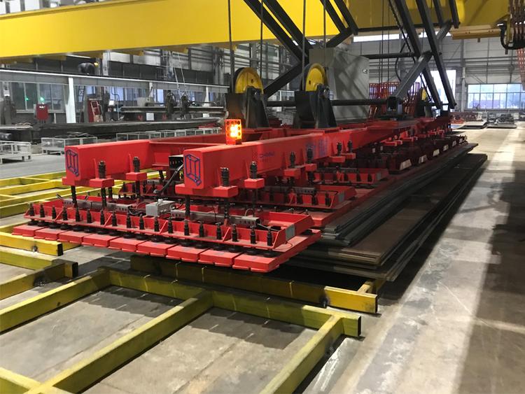 千豪電永磁吊具，鋼板下料吸盤