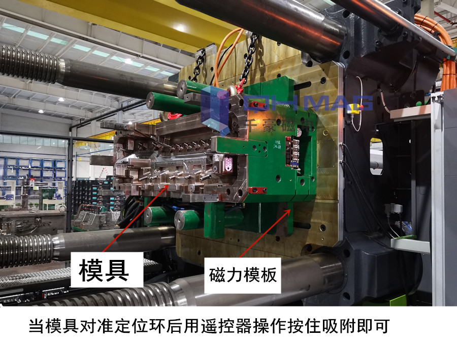 注塑機(jī)換模磁力模板，千豪
