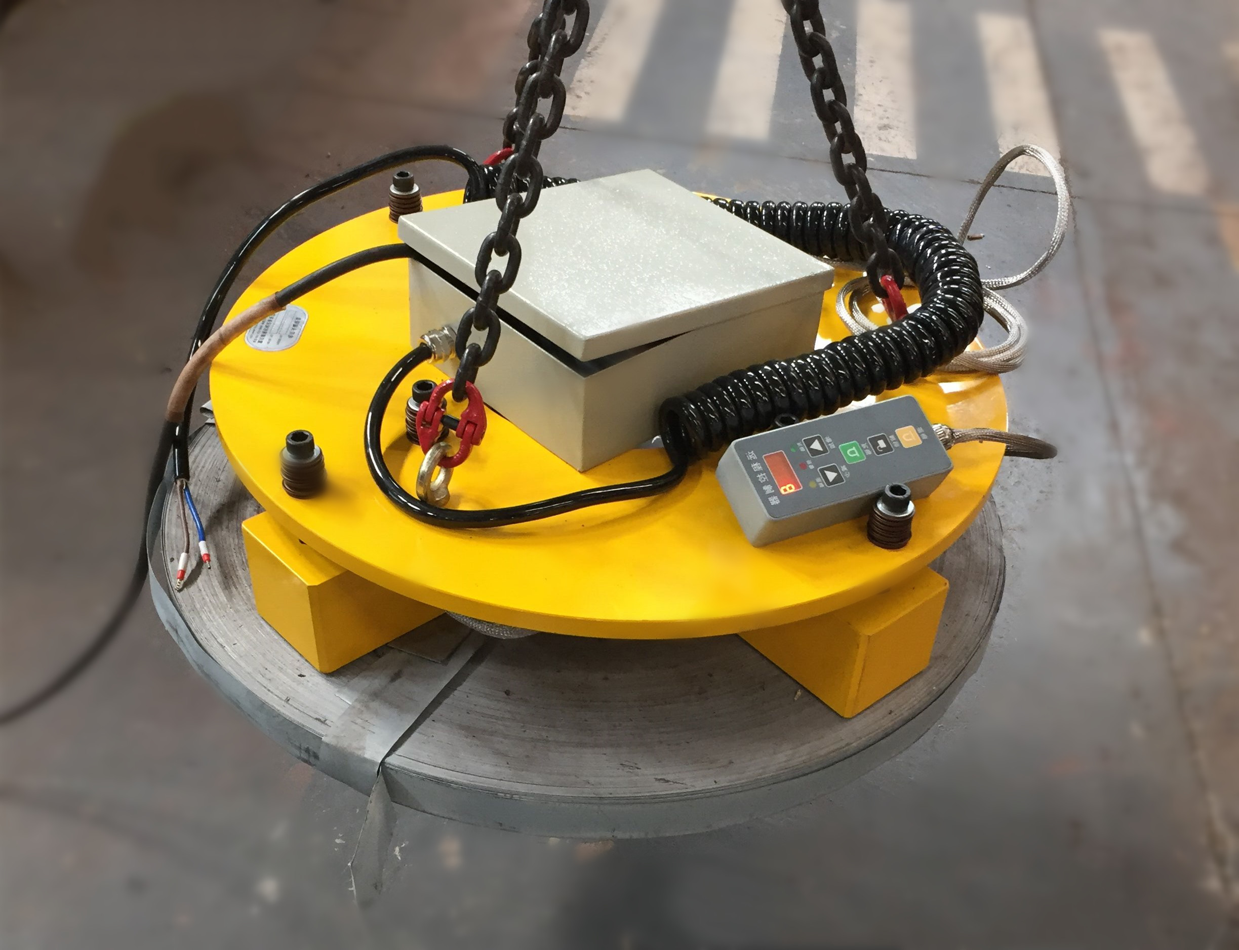 電永磁起重吊具，搬運小型帶卷用電永磁起重器