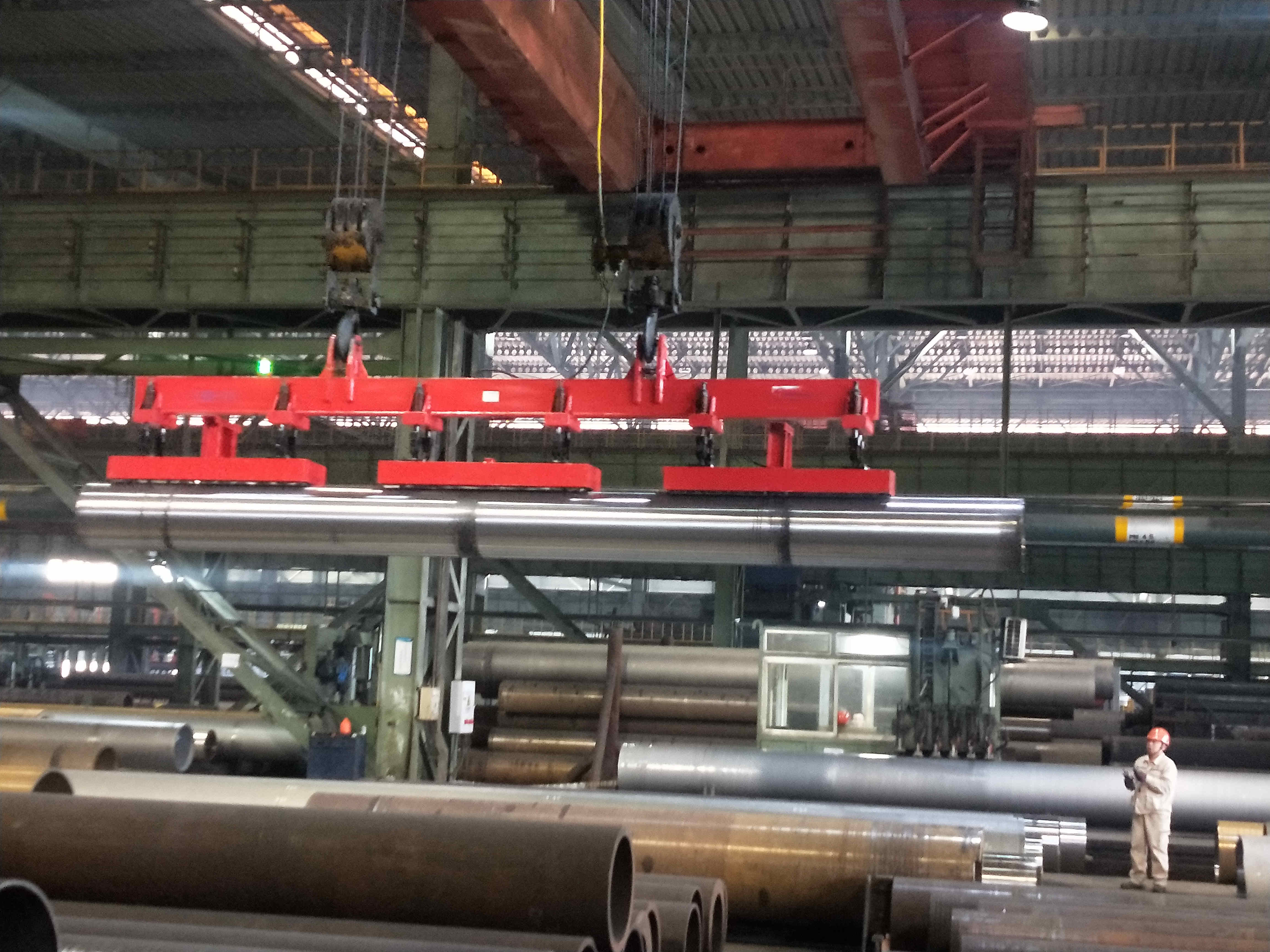 吊鋼管專用吊具，吊鋼管電永磁吊具