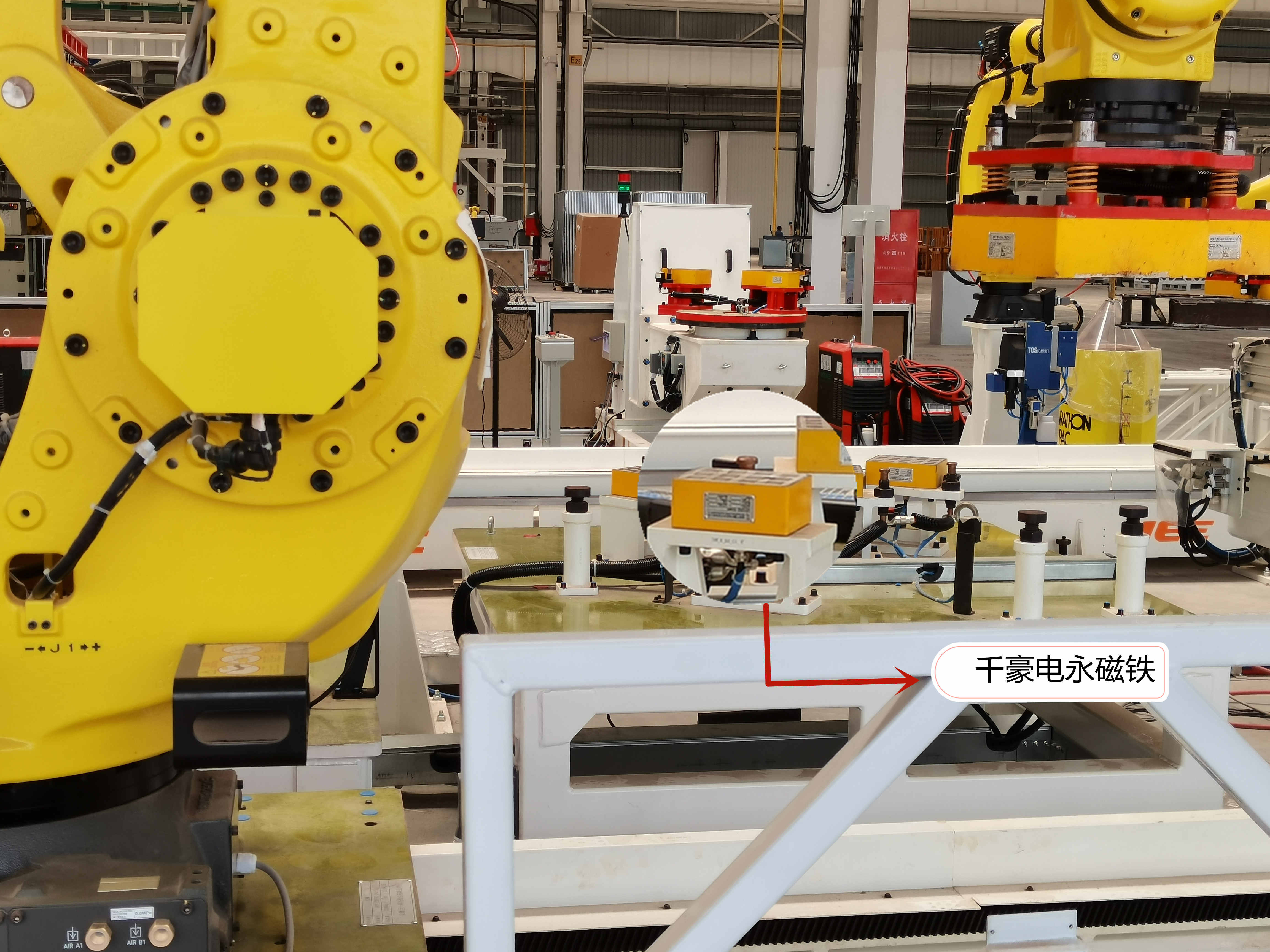 千豪自動化夾具，電永磁夾具，機(jī)械手吸盤