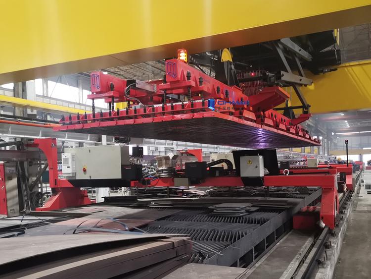 全覆蓋集群式電永磁吊具，激光上下料吊具