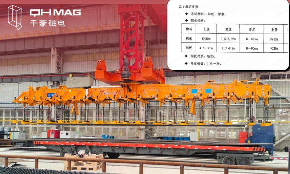 千豪起重電永磁鐵，電永磁吊具，吊鋼板專用夾具